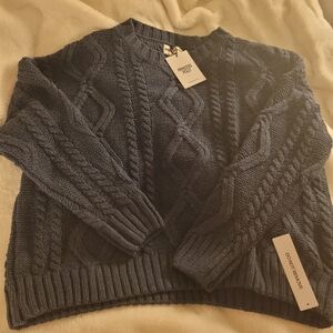 Princess Polly Deep Blue Knit Sweater
